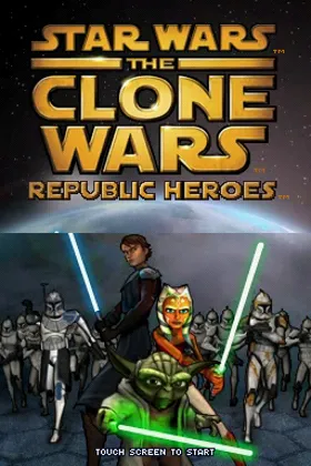 Star Wars - The Clone Wars - Republic Heroes (USA) (En,Fr,De,Es,It) screen shot title